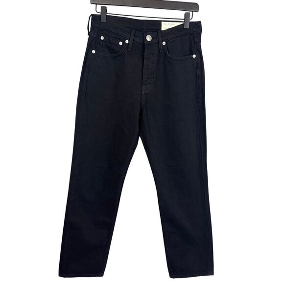 Rag & Bone Maya Jeans Black High Rise Slim Size 26 NWOT Designer Classic Style - Picture 3 of 13